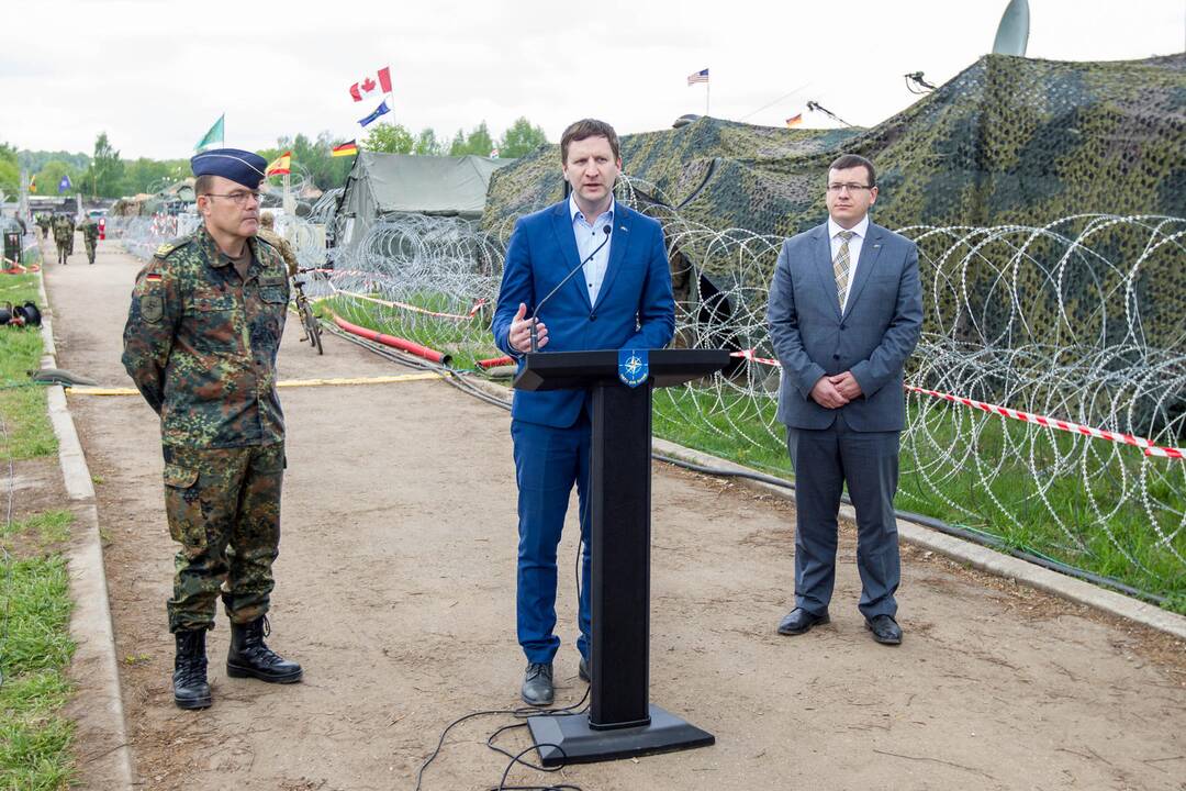 Kaune rengiamasi NATO karių pratyboms