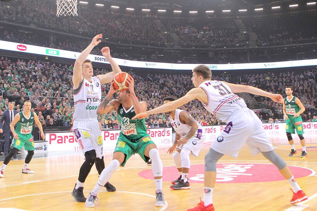 LKL: „Žalgiris“ – „Lietuvos rytas“ 84:68