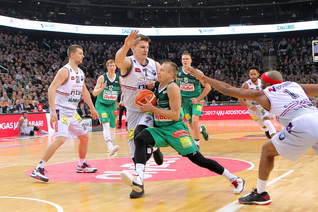 LKL: „Žalgiris“ – „Lietuvos rytas“ 84:68