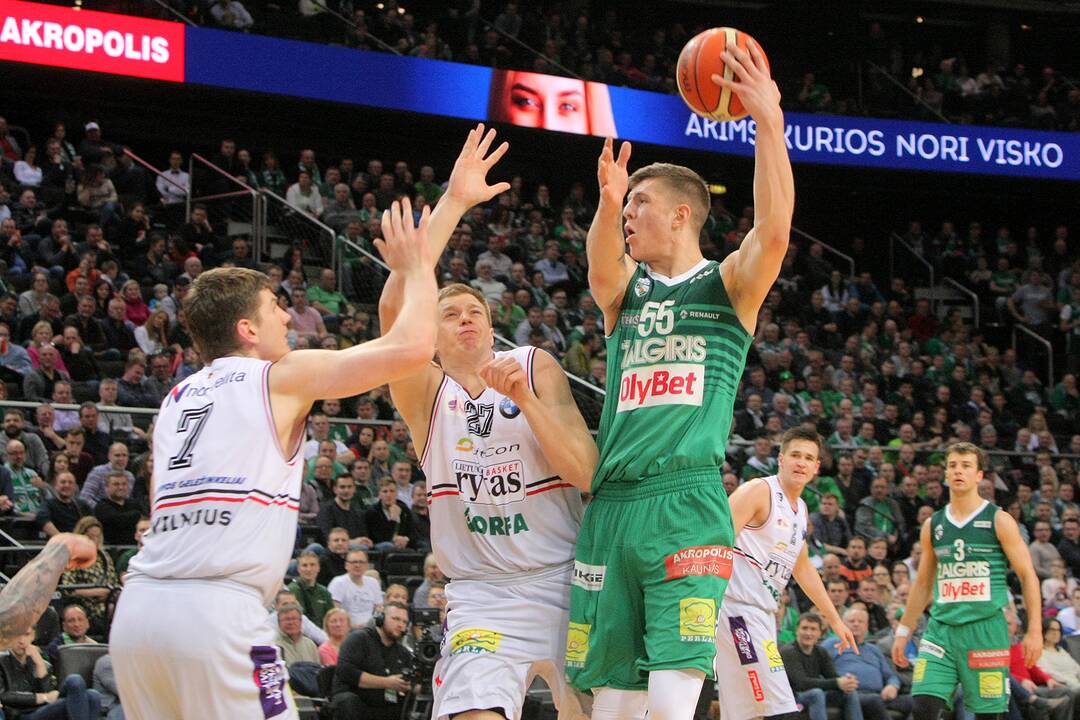 LKL: „Žalgiris“ – „Lietuvos rytas“ 90:60