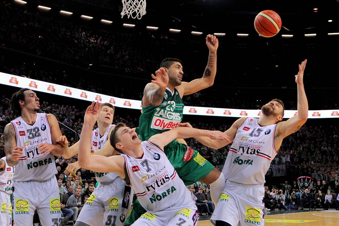 LKL: „Žalgiris“ – „Lietuvos rytas“ 84:68