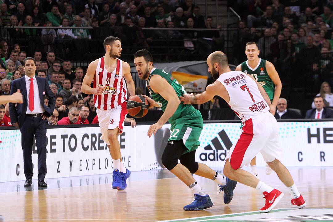 Eurolyga: „Žalgiris“ – „Olympiakos“ 74:68