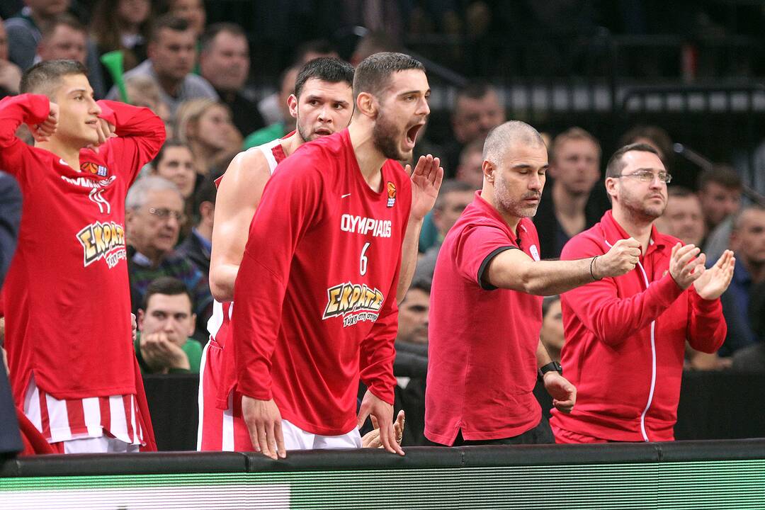 Eurolyga: „Žalgiris“ – „Olympiakos“ 74:68