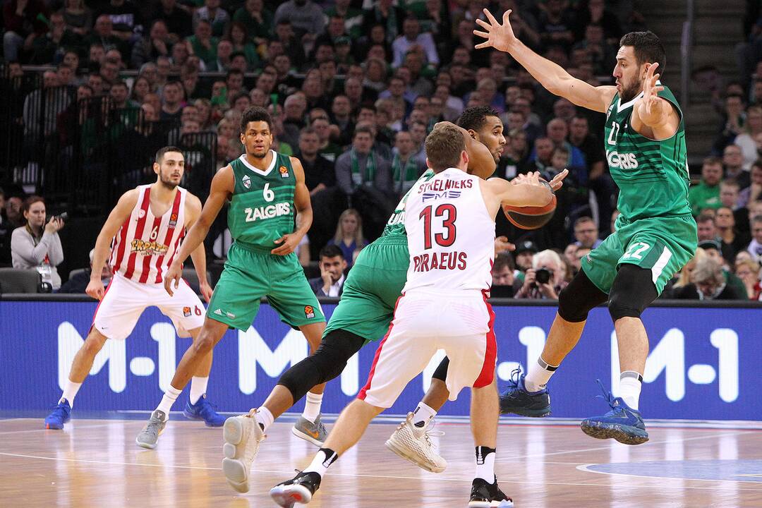 Eurolyga: „Žalgiris“ – „Olympiakos“ 74:68