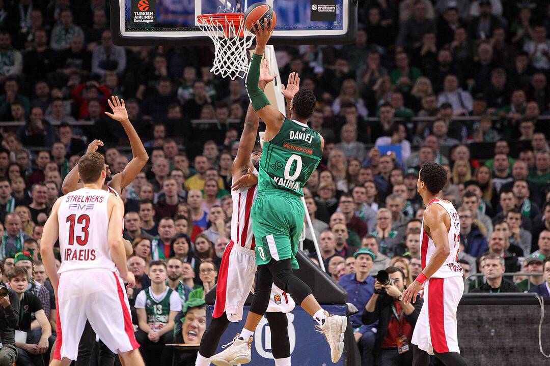 Eurolyga: „Žalgiris“ – „Olympiakos“ 74:68