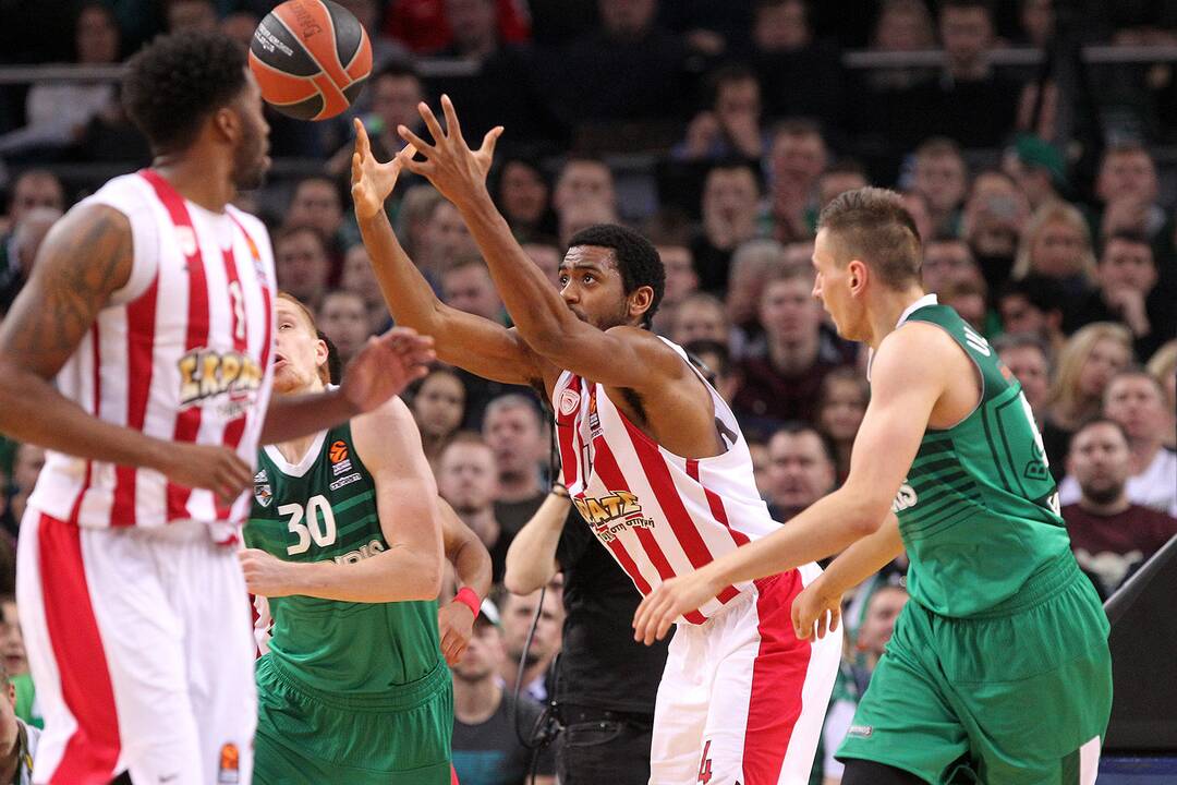 Eurolyga: „Žalgiris“ – „Olympiakos“ 74:68