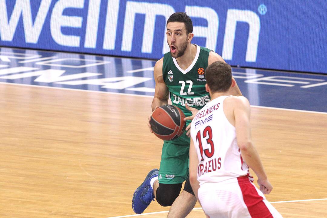 Eurolyga: „Žalgiris“ – „Olympiakos“ 74:68