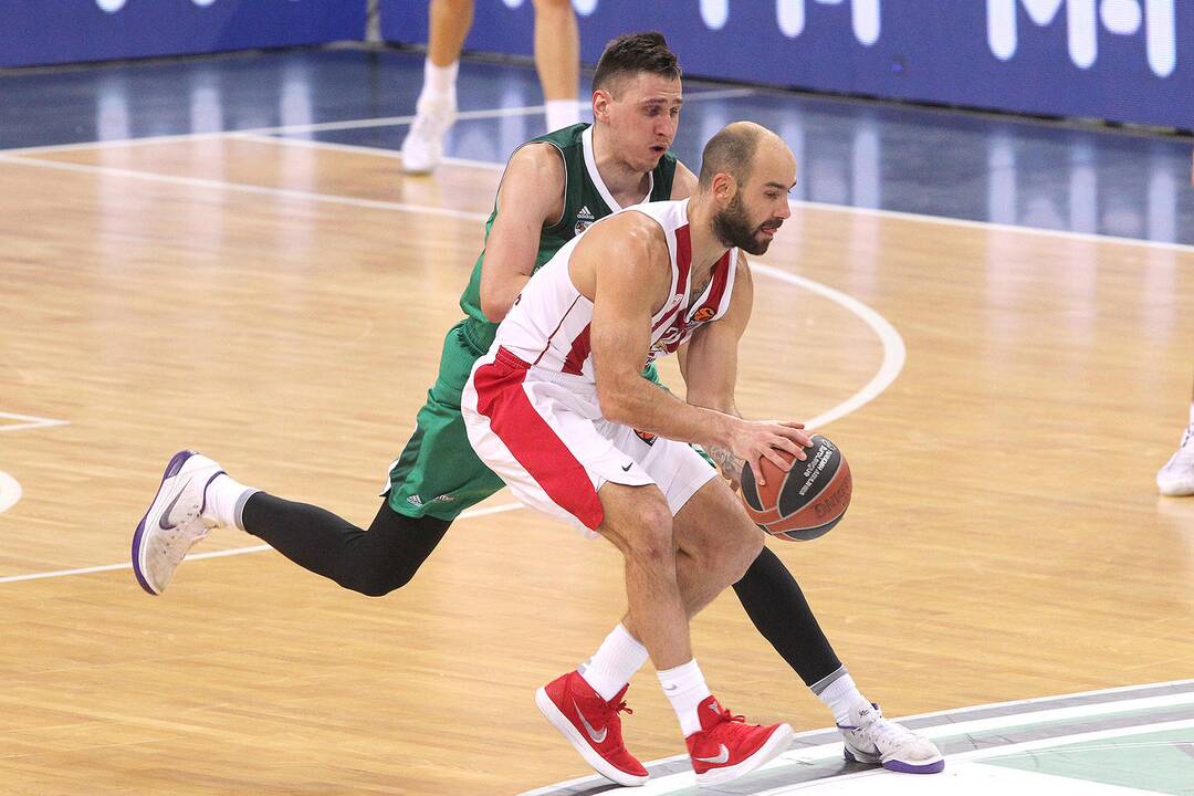 Eurolyga: „Žalgiris“ – „Olympiakos“ 74:68