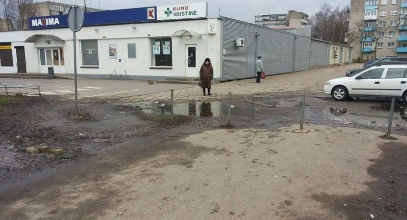 Klaipėdiečius piktina amžinas purvynas