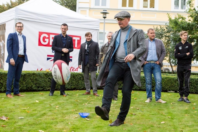 Britų ambasadoje pasitiko pasaulio regbio čempionatą