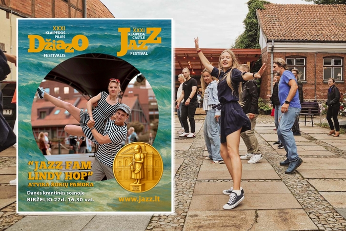 Klaipėdos pilies džiazo festivalis ir Lindy Hop klubas „JazzFam“ kviečia šokiui