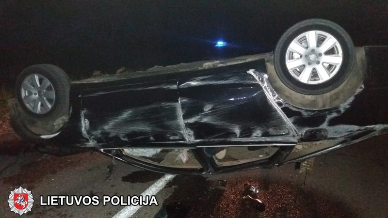 Nuo policijos sprukęs vairuotojas sukėlė avariją