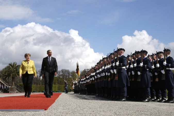 Vokietijoje B. Obama bandys susitarti dėl prieštaringos prekybos sutarties
