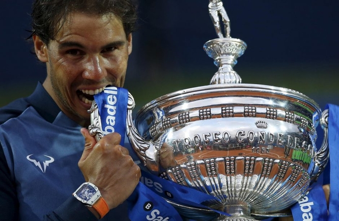 Ispanas R. Nadalis devintą kartą triumfavo ATP serijos vyrų turnyre