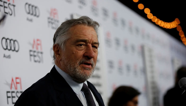 Aktorius R. De Niro palaiko protestus prieš D. Trumpą