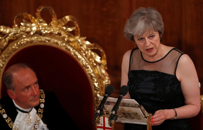 Britanijos premjerė: Rusijos pastangos pakenkti Vakarams žlugs