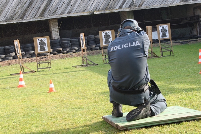 Kauno pareigūnai – taikliausi šauliai