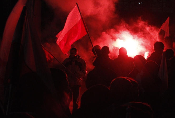 Rusija iškvietė Lenkijos ambasadorių dėl ultranacionalistų riaušių Varšuvoje