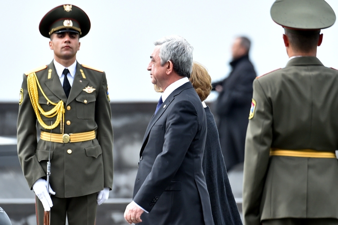 Armėnijos prezidentas S. Sarkisianas: niekas nepamiršta
