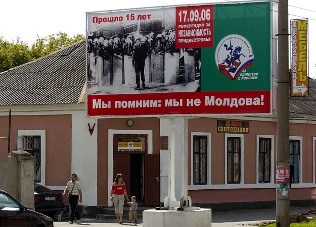 Rusija neplanuoja prisijungti Padniestrės, sako separatistinio regiono lyderis