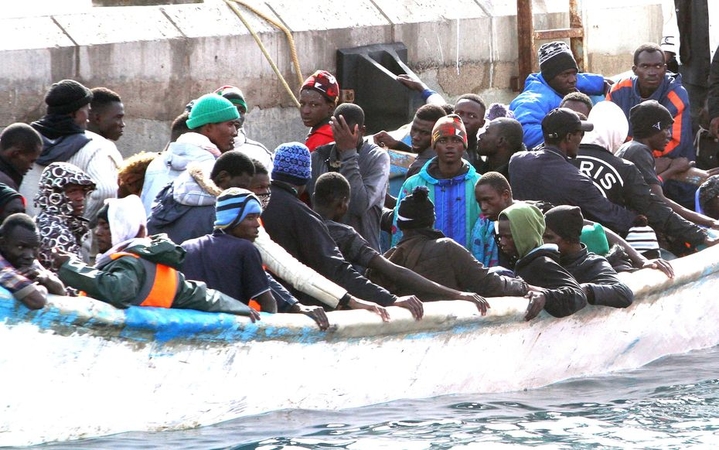Jūra keliaudami į Ispaniją šiais metais žuvo beveik 2 200 migrantų