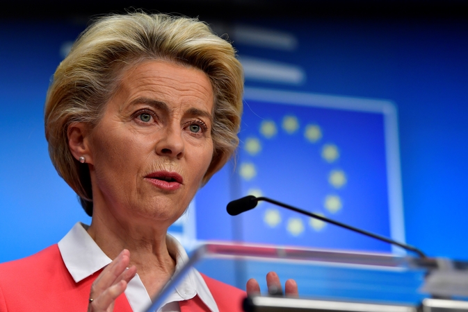 Europos Komisijos vadovė – saviizoliacijoje