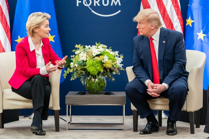 Ursula von der Leyen ir Donaldas Trumpas