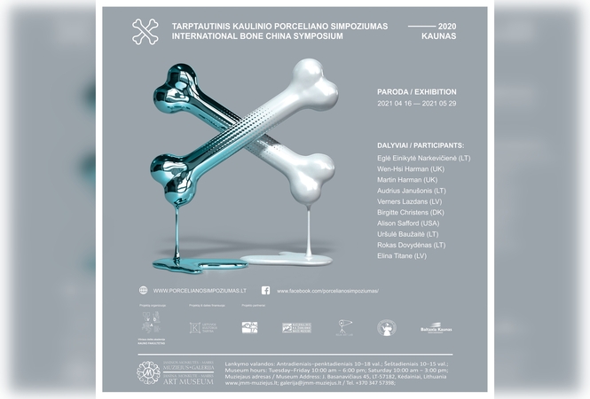 Tarptautinio kaulinio porceliano simpoziumo paroda J. Monkutės-Marks muziejuje-galerijoje