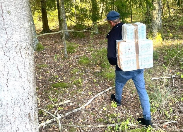 Miške pasieniečiai su įkalčiais sučiupo savo nuolatinį „klientą“ 