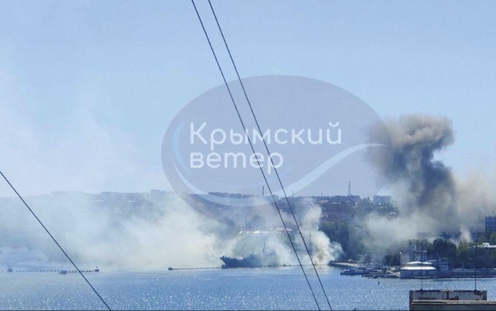 Maskva: JAV ir JK padėjo Ukrainai smogti karinio jūrų laivyno štabui Kryme
