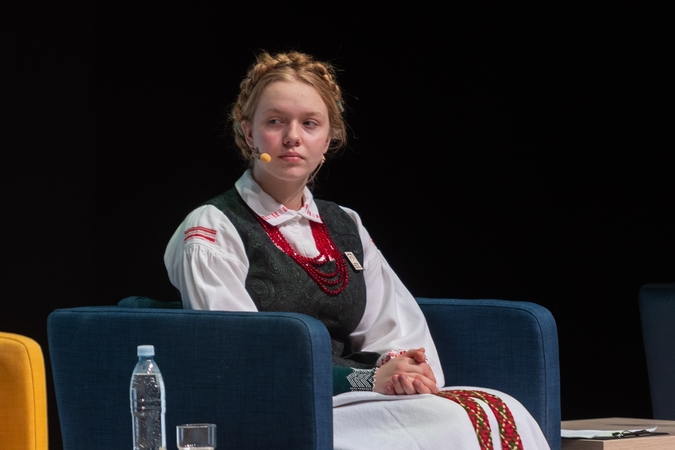 Lietuvos moksleivių dainų šventės spaudos konferencija