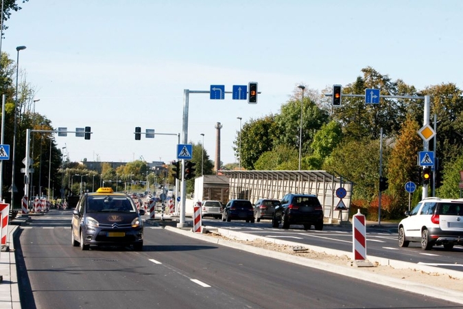 Liepų gatve – 70 km/val. greičiu