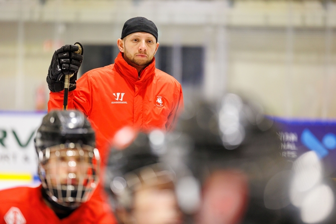 Lietuvos U18 ledo ritulio rinktinės treneris Mario Durocheris: mūsų tikslas – laimėti