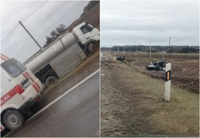 Tragiška nelaimė Plungės rajone: avarijoje žuvo žmogus