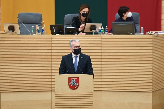 G. Nausėda: pirmasis Vyriausybės uždavinys – COVID-19 suvaldymas