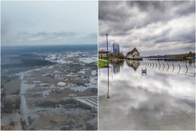 Skęstančioje Ukrainoje – potvynių piko baimė: ruošiamasi greitai reaguoti gelbėjant žmones