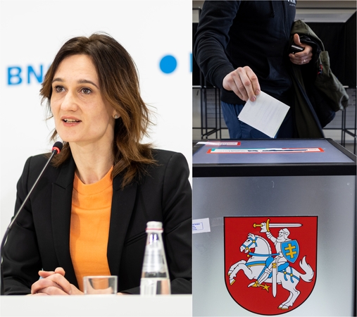 Seimo pirmininkė Viktorija Čmilytė-Nielsen.