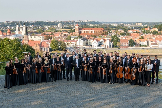 Kauno miesto simfoninis orkestras. J. Danielevičiaus nuotr.