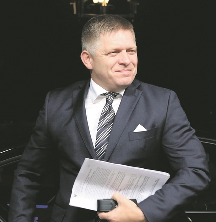 Intriga: nors už R. Fico partiją balsuotų tik 20 proc., yra daug šansų, kad šis prorusiškas politikas grįš vadovauti vyriausybei. 