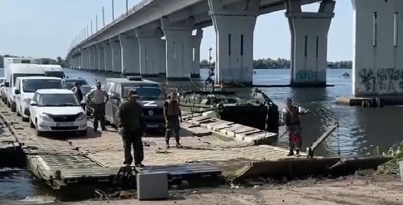Okupantai nufilmavo propagandinį vaizdo įrašą: esą „padeda“ vietos gyventojams