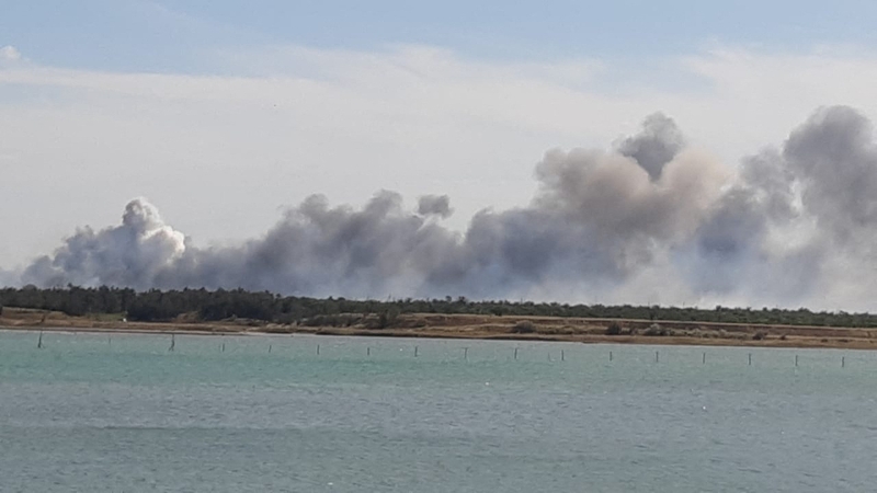 Baltarusija neigia pranešimus apie sprogimus aerodrome netoli Ukrainos