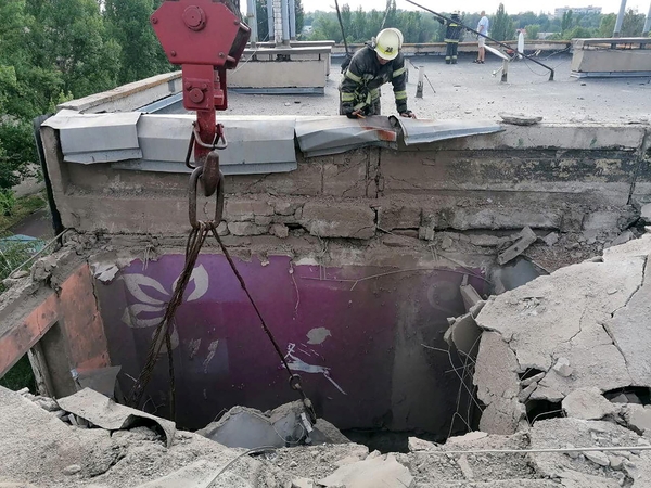 Rusijos pajėgos į Nikopolį paleido 40 raketų