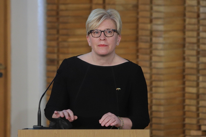 I. Šimonytė vyks į Ukrainos atstatymo konferenciją Šveicarijoje