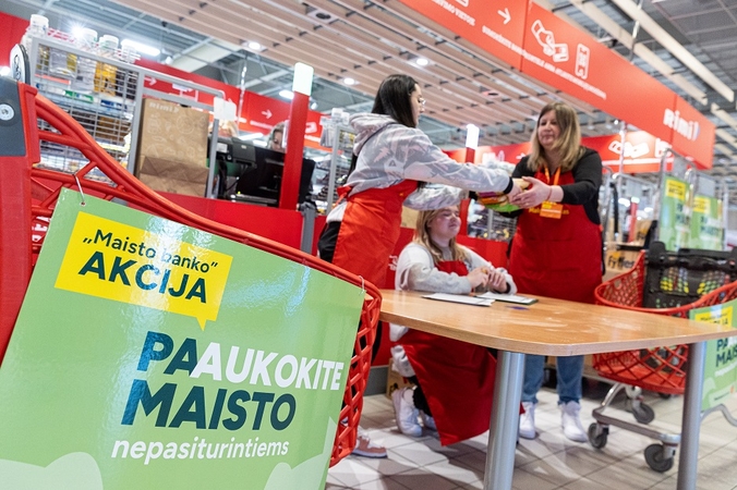 „Maisto bankas“ rengia rudeninę produktų rinkimų akciją