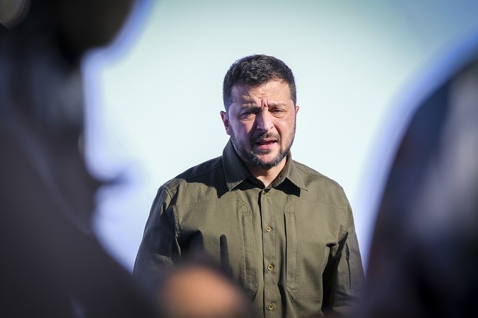 V. Zelenskis teigia, kad Ukraina solidarizuojasi su Izraeliu