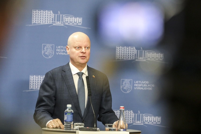 Premjeras Saulius Skvernelis.
