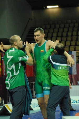 Imtynininkas M. Knystautas iškovojo „Grand Prix“ imtynių turnyro sidabrą