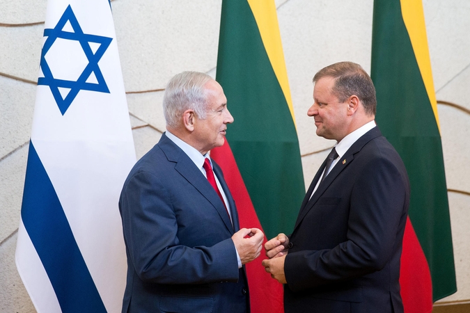 S. Skvernelis: Lietuva siekia sumažinti įtampą tarp ES ir žydų valstybės