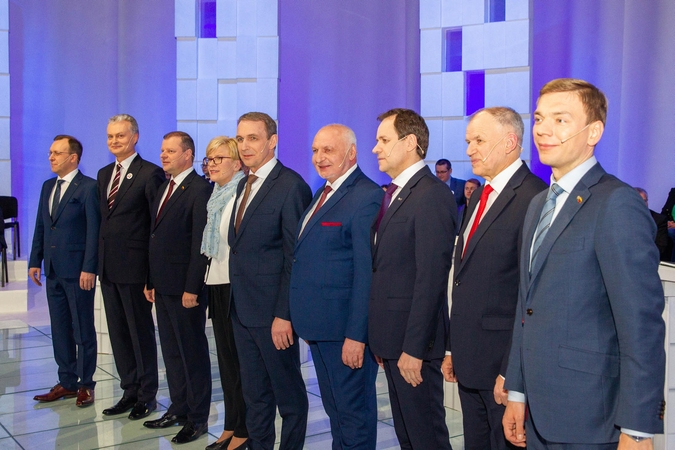 VRK: debatuose kandidatai gali būti skirstomi pagal apklausų rezultatus