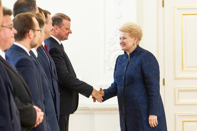 D. Grybauskaitė padėkojo Vyriausybei už bendrą darbą